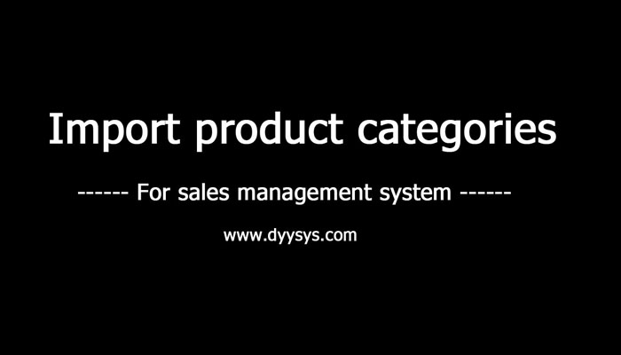 6.POS_Import product categories